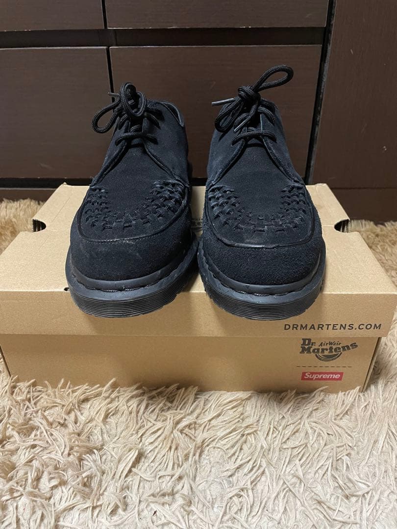 Dr. Martens x Supreme コラボローファー 黒