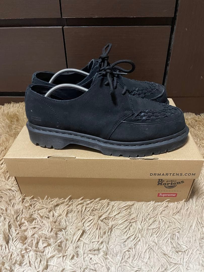 Dr. Martens x Supreme コラボローファー 黒