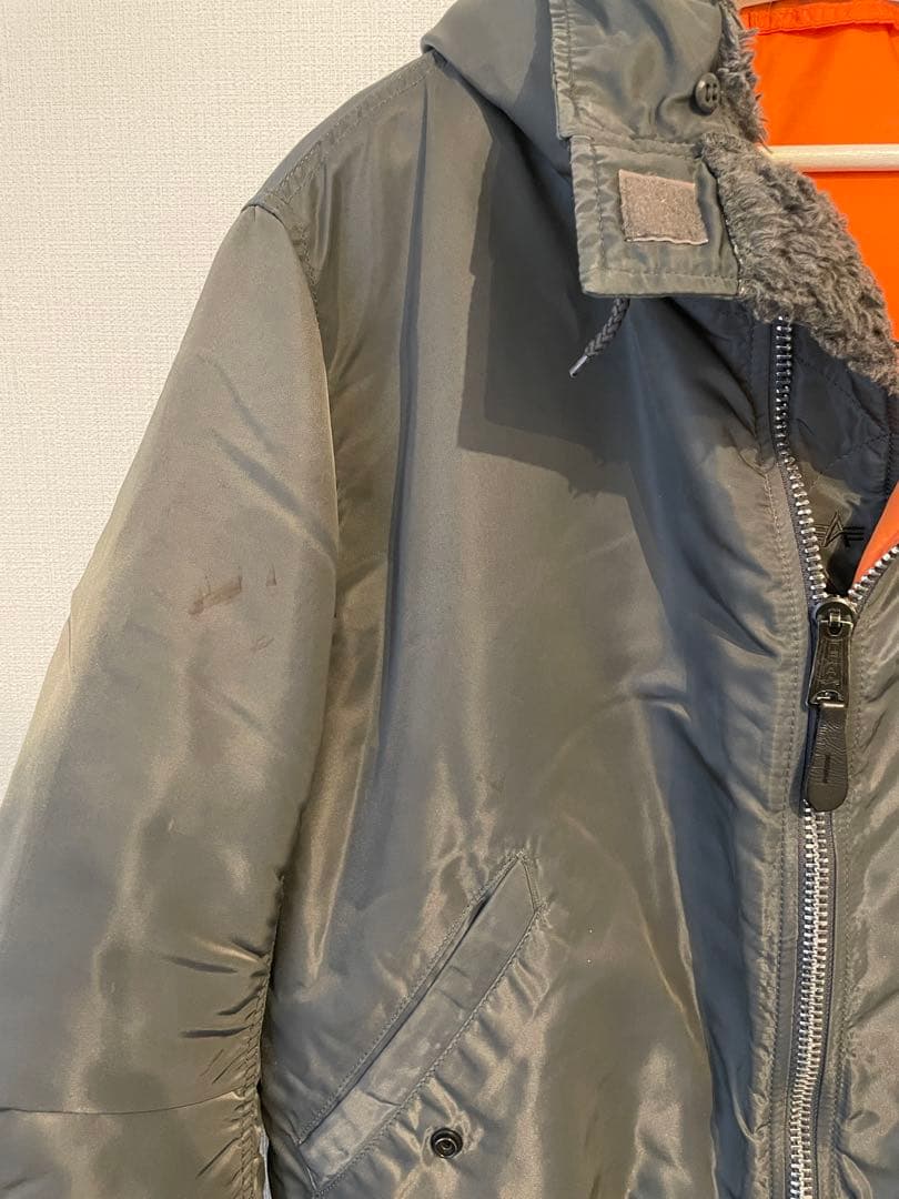 o*i様 ✨希少✨ アルファ MA-1 フライトジャケット 緑　Lサイズ　短丈