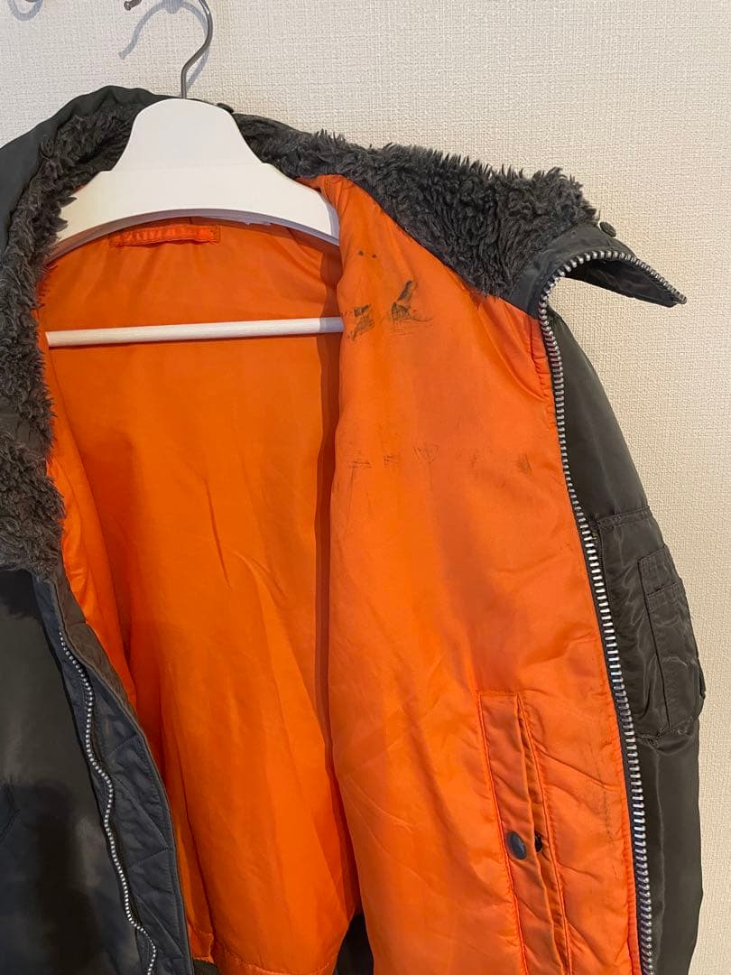 o*i様 ✨希少✨ アルファ MA-1 フライトジャケット 緑　Lサイズ　短丈