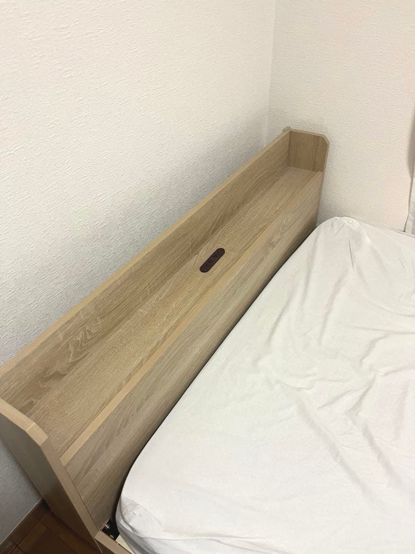 【ベッド＋マットレスセット】ニトリ セミダブルベッドフレーム【期間限定】