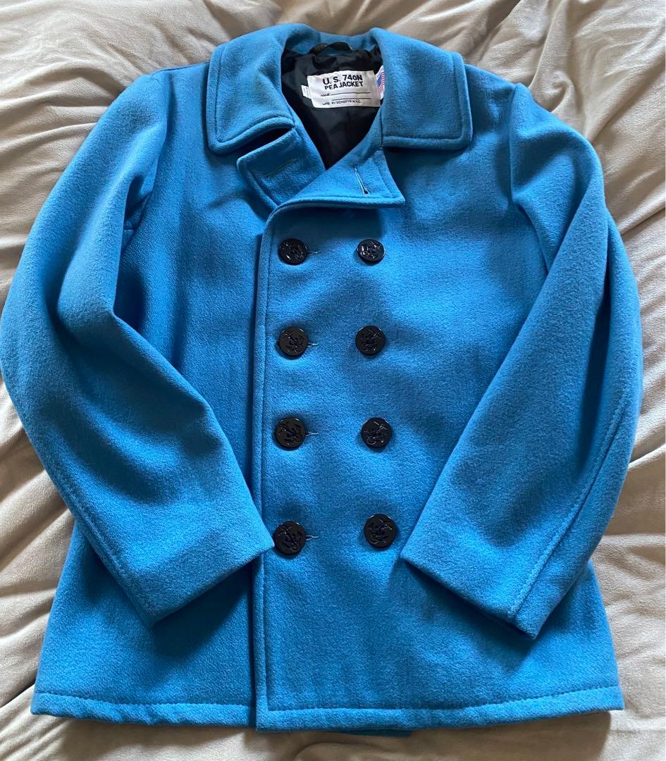 Schott ウールピーコートUS740N PEA JACKET サイズ38