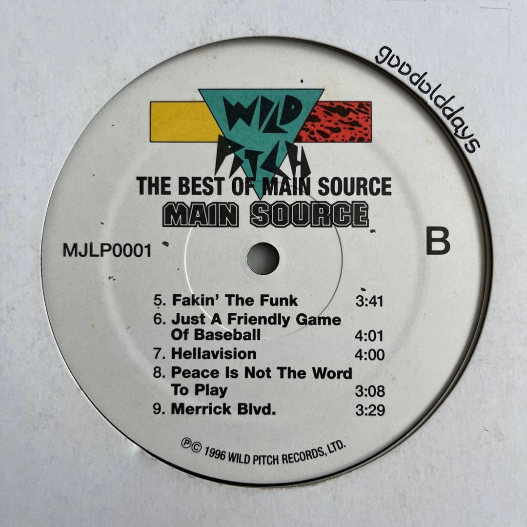 Main Source - The Best Of Main Source ②