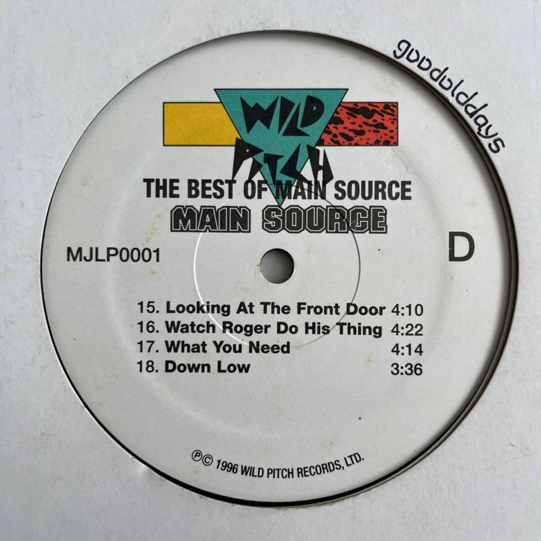 Main Source - The Best Of Main Source ②