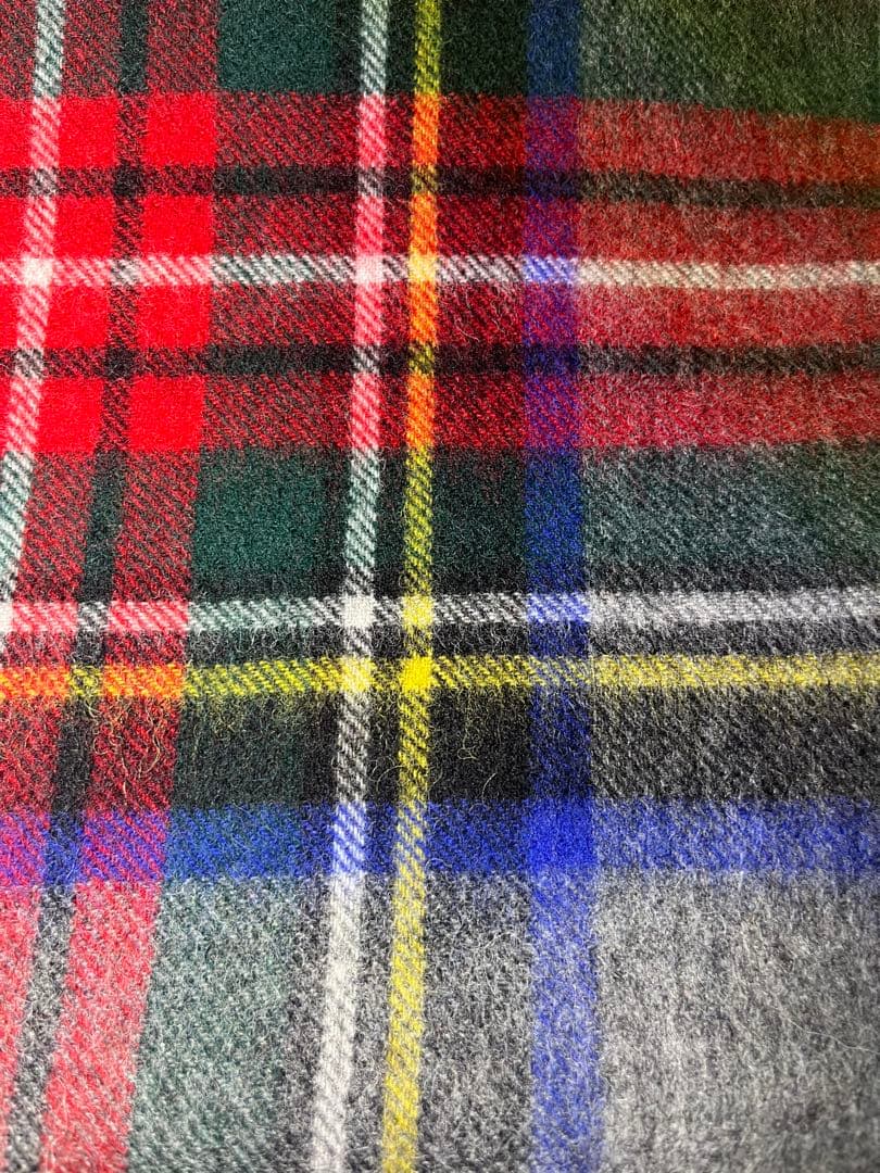 Johnstonsジョンストンズ カシミア大判ストールマフラー タータンチェック