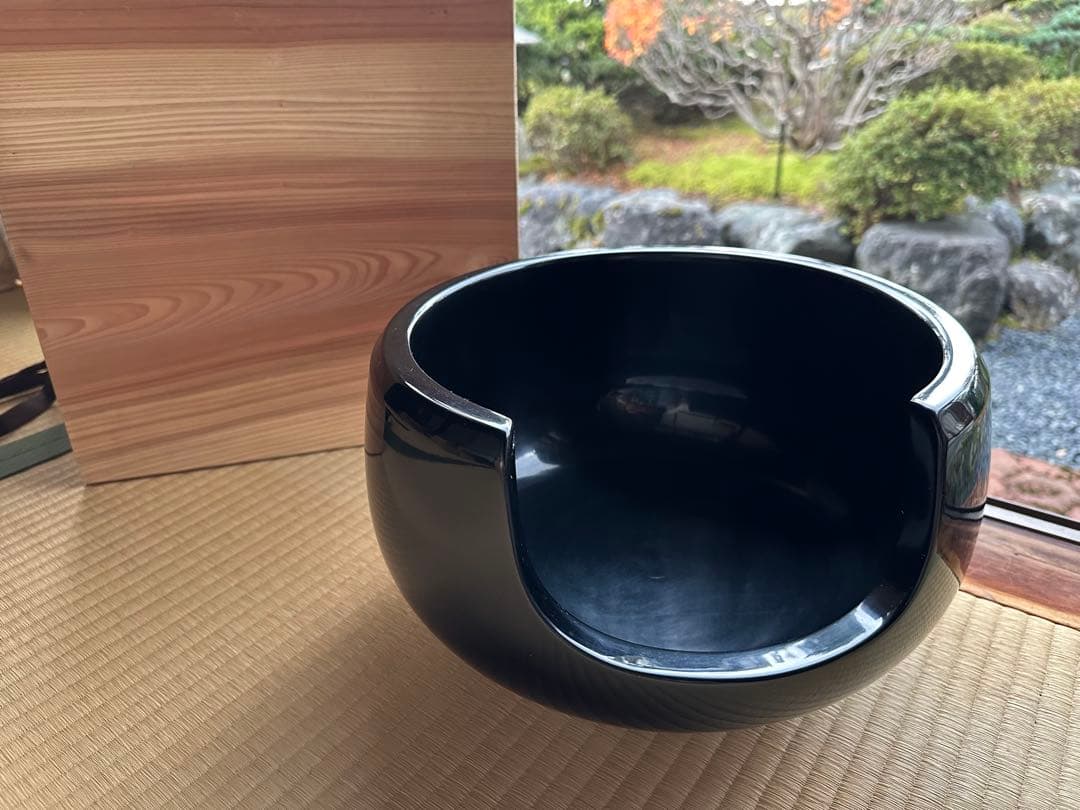 黒色 漆器 風炉