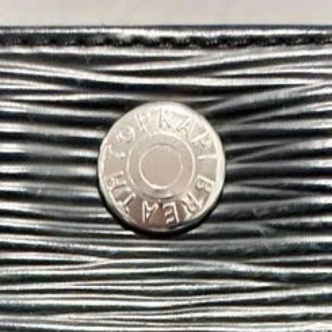 【美品】TOPKAPI リプルトリップ ナイロン コンビ ショルダーバッグ 黒