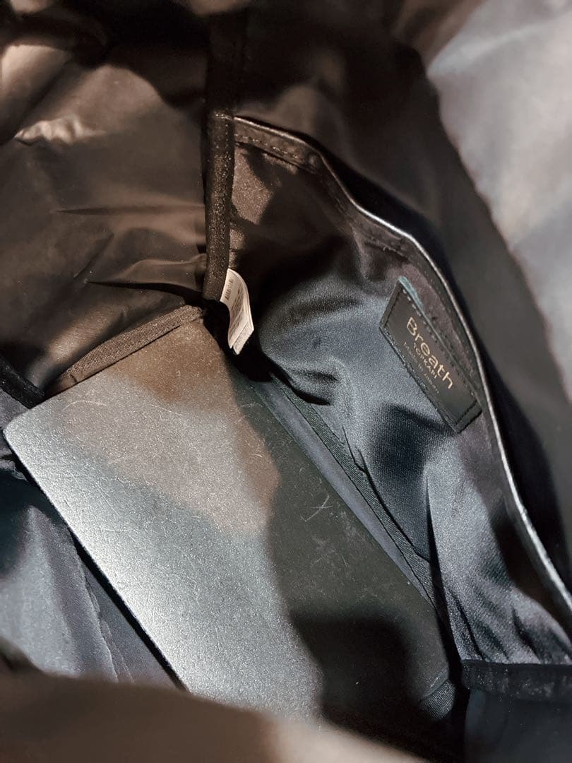 【美品】TOPKAPI リプルトリップ ナイロン コンビ ショルダーバッグ 黒