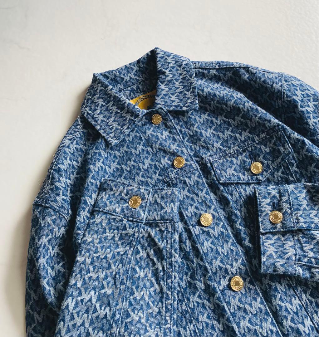 MICHAEL KORS エラスティック ジャカード デニム ジャケット