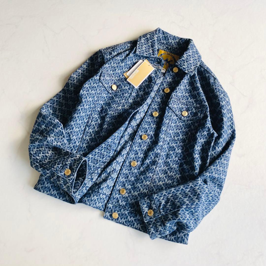 MICHAEL KORS エラスティック ジャカード デニム ジャケット