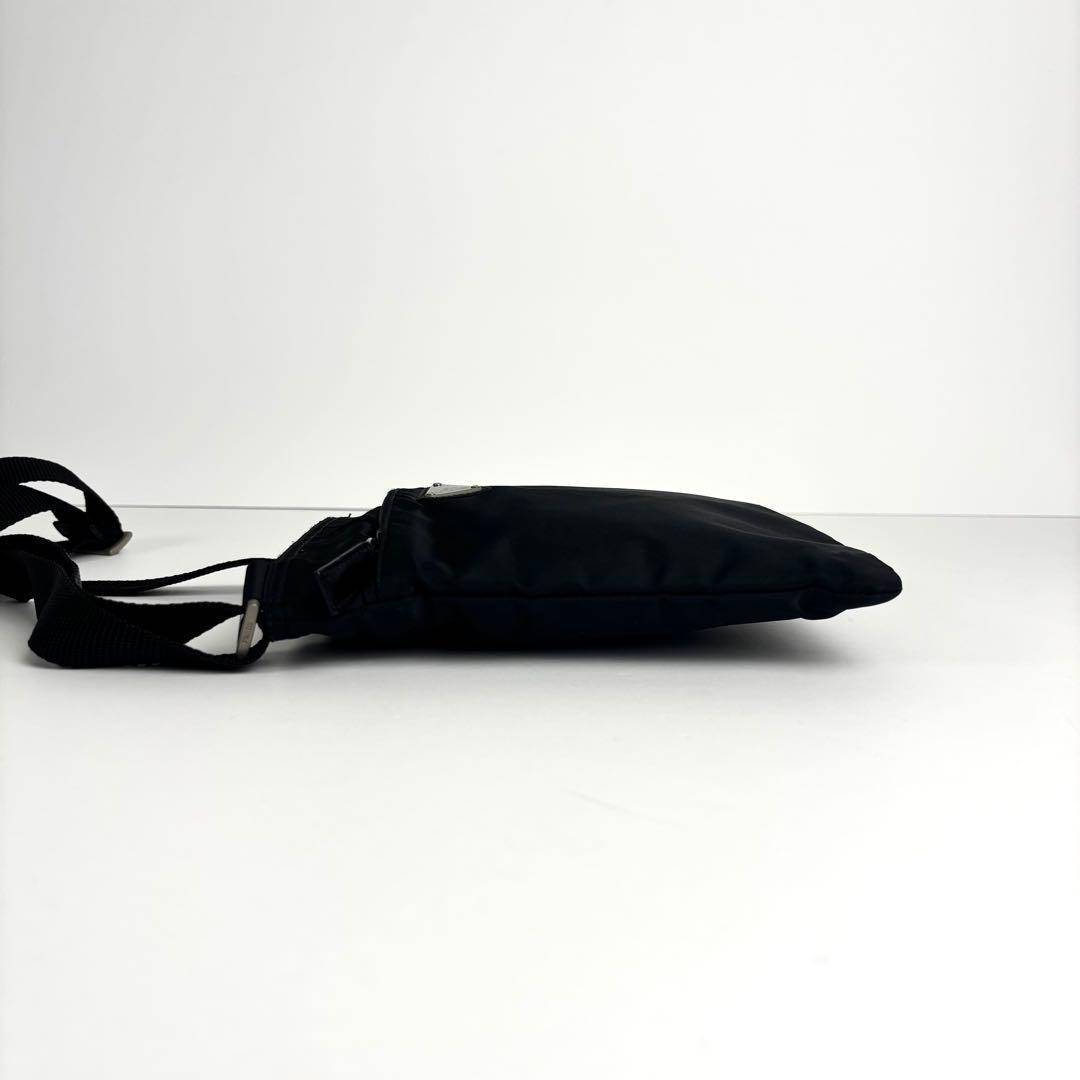 極美品 PRADA プラダ ミニショルダーバッグ サコッシュ ナイロン レザー