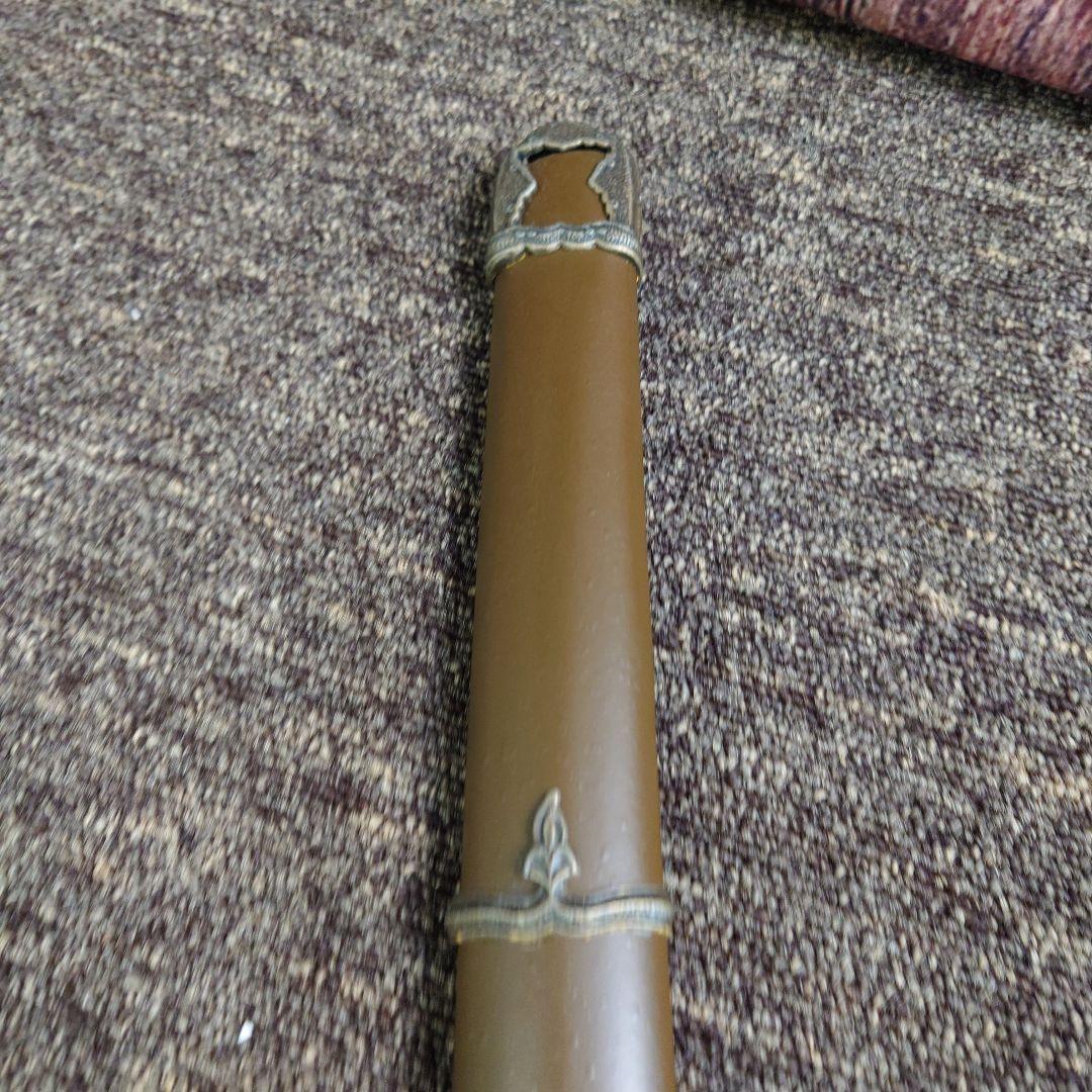 V.ROAD　模造刀　軍刀　尾形刀剣陸軍小刀軍茶柄・軍茶木鞘　 保存袋付き