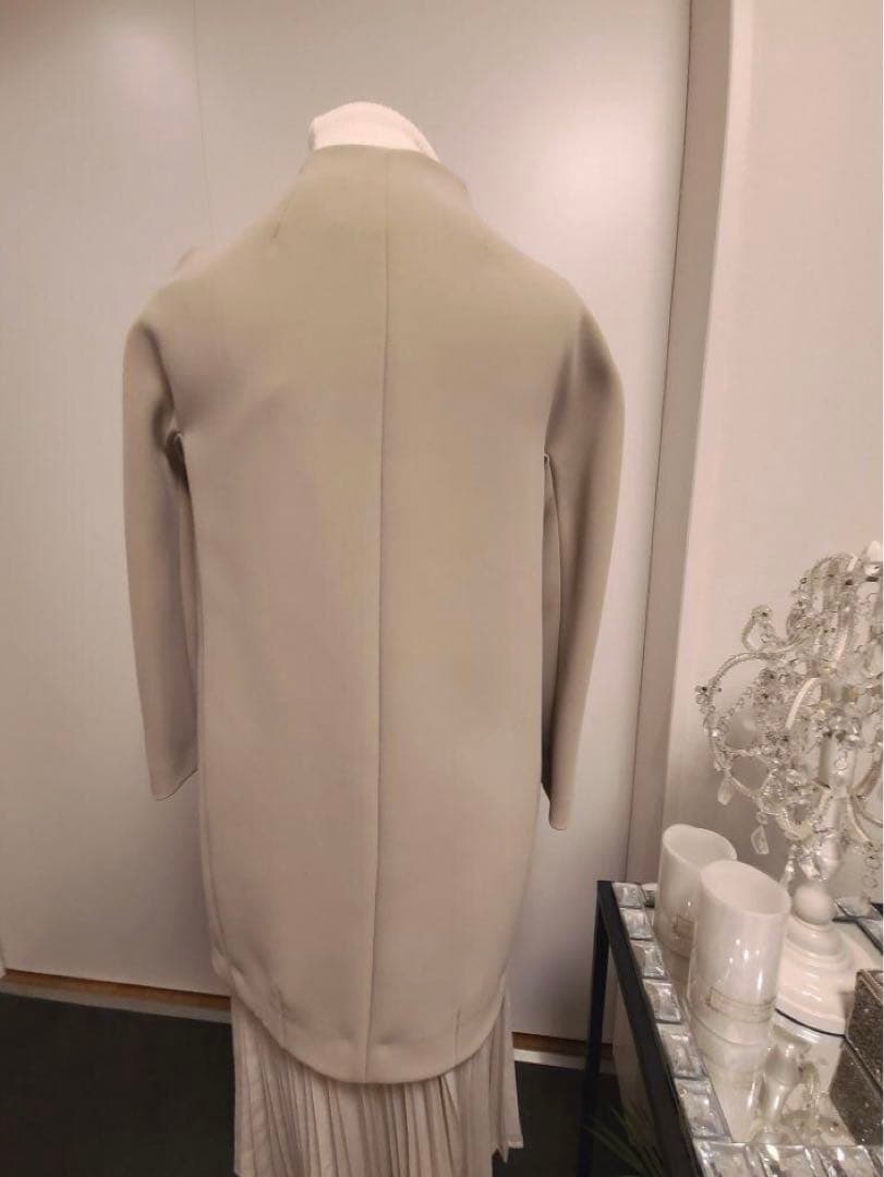 1/23お値下げkate spade♠︎美品ノーカラーリボンコート