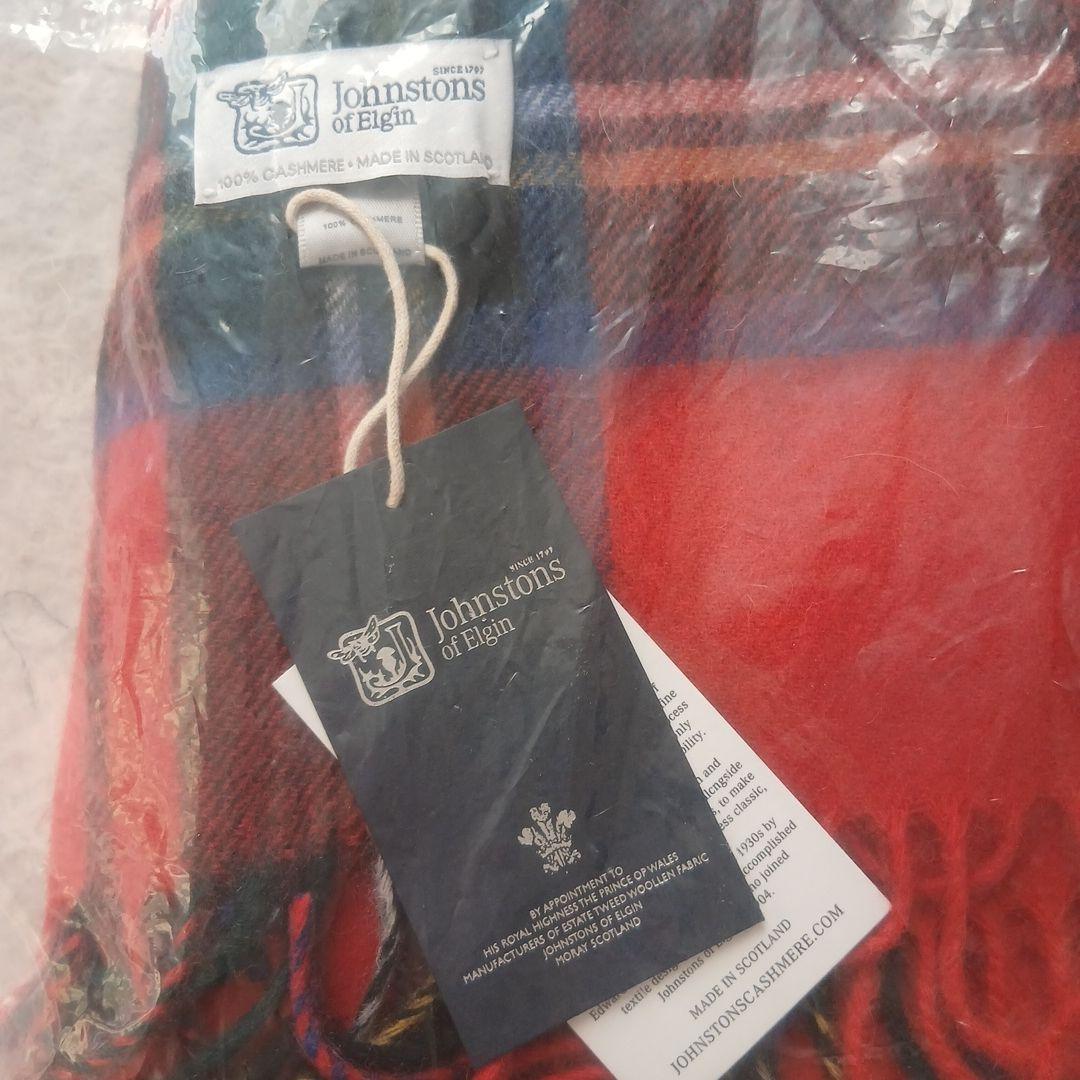 Johnstons of Elgin 100%カシミヤ ストール