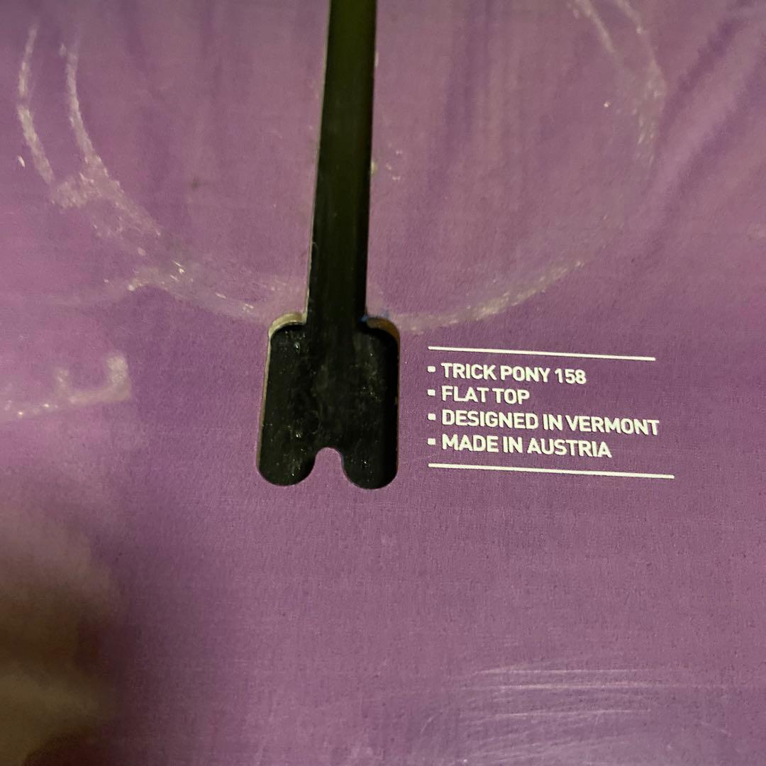 バートンファミリーツリートリックポニー158パウダーボード