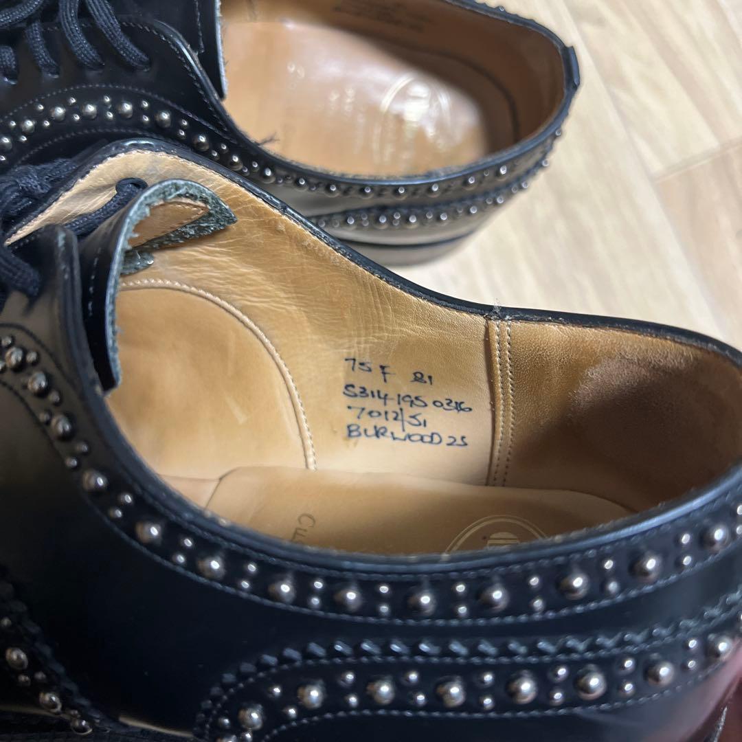 church's チャーチ　BURWOOD2S スタッズレザーシューズ 7.5