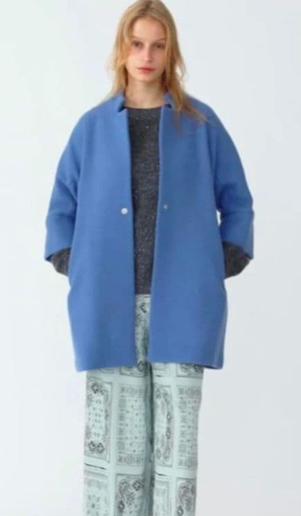 最安出品！　ヤマダヤ　現行品　Aga＋アーガ ダブルメルトン コクーンコート