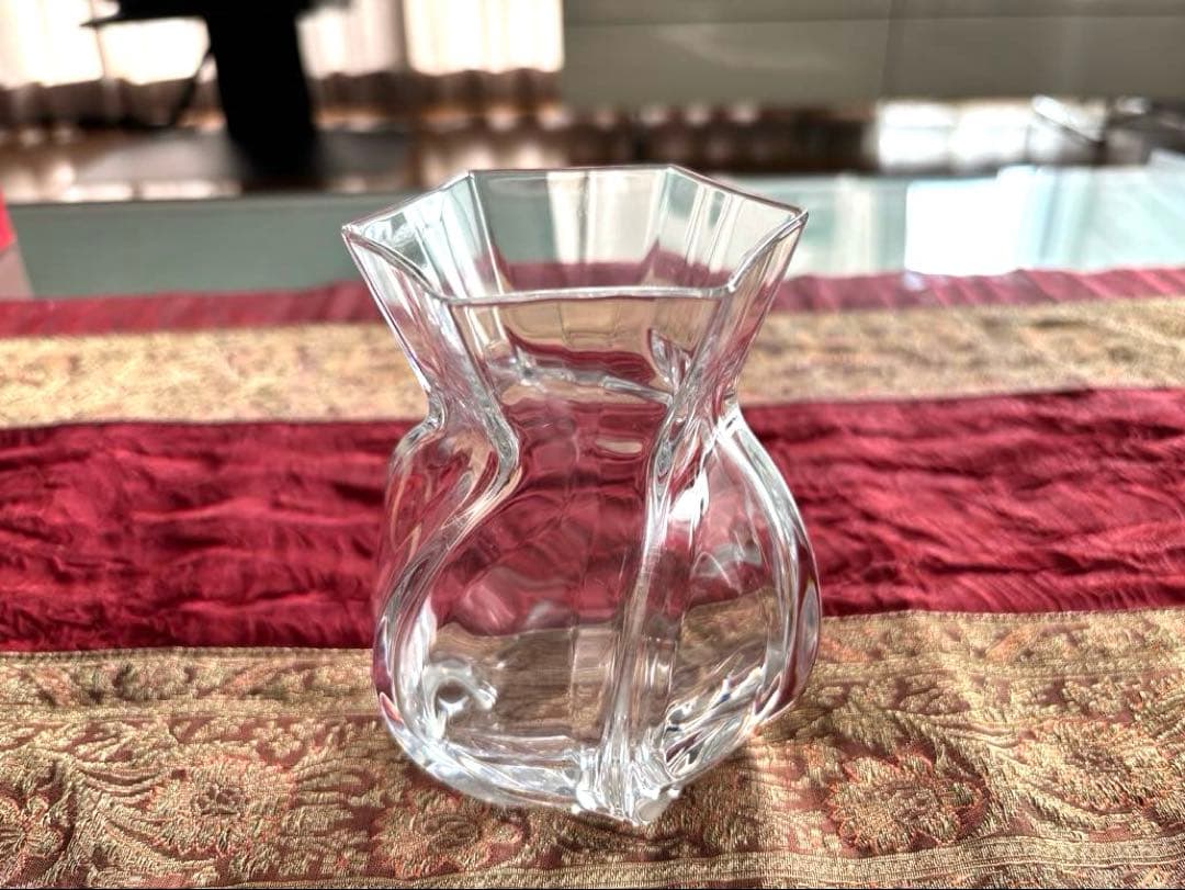 Baccarat 　バカラ　コローユ フラワーベース　廃盤　箱付き