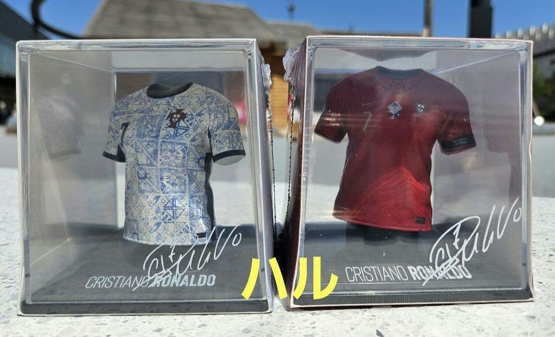 万博　クリスティアーノ・ロナウド EURO ミニジャージ　２個セット