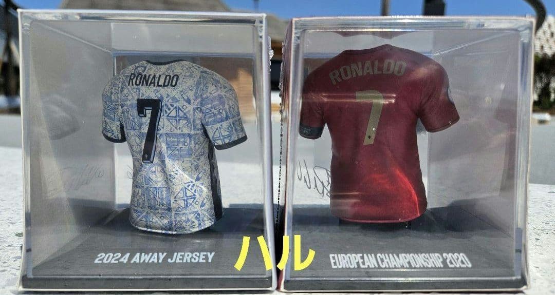 万博　クリスティアーノ・ロナウド EURO ミニジャージ　２個セット