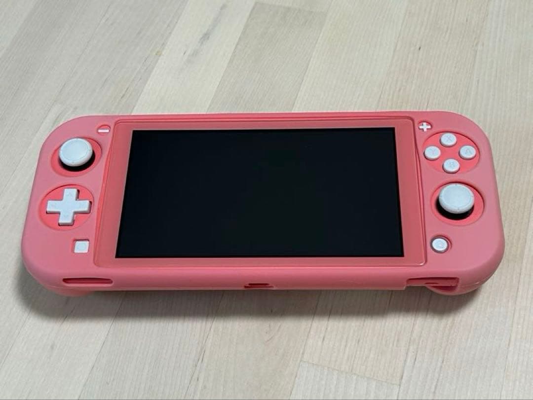【美品】Switch Lite 箱完備 画面保護ガラス・ケース装着済