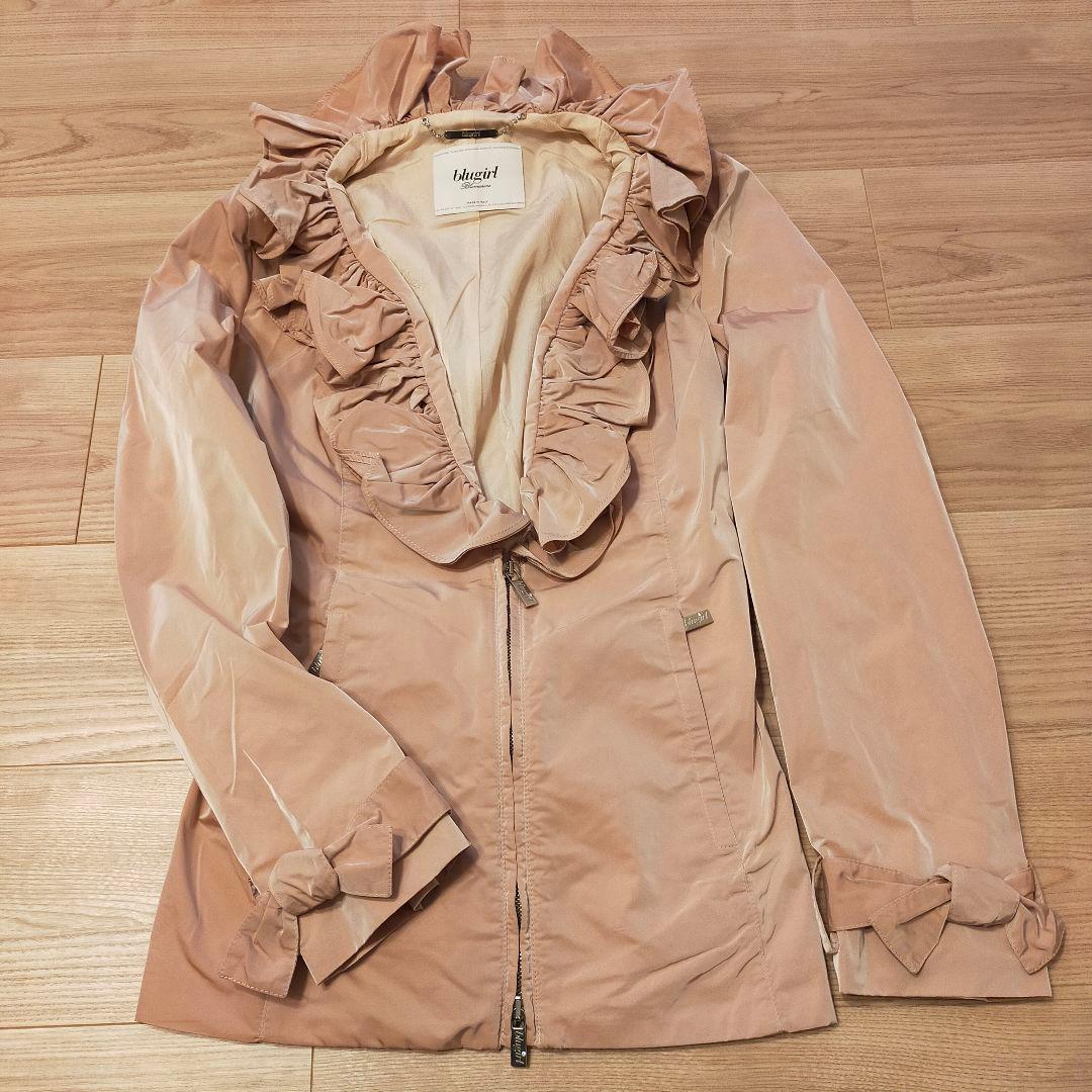 ブルーガール　ブルマリン　フリル　ジャケット　ガーリーピンク