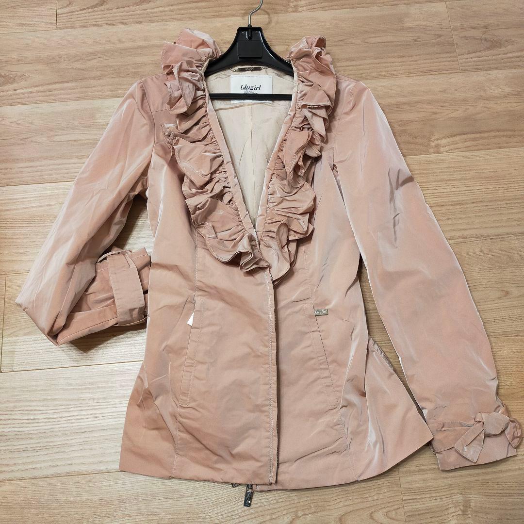 ブルーガール　ブルマリン　フリル　ジャケット　ガーリーピンク