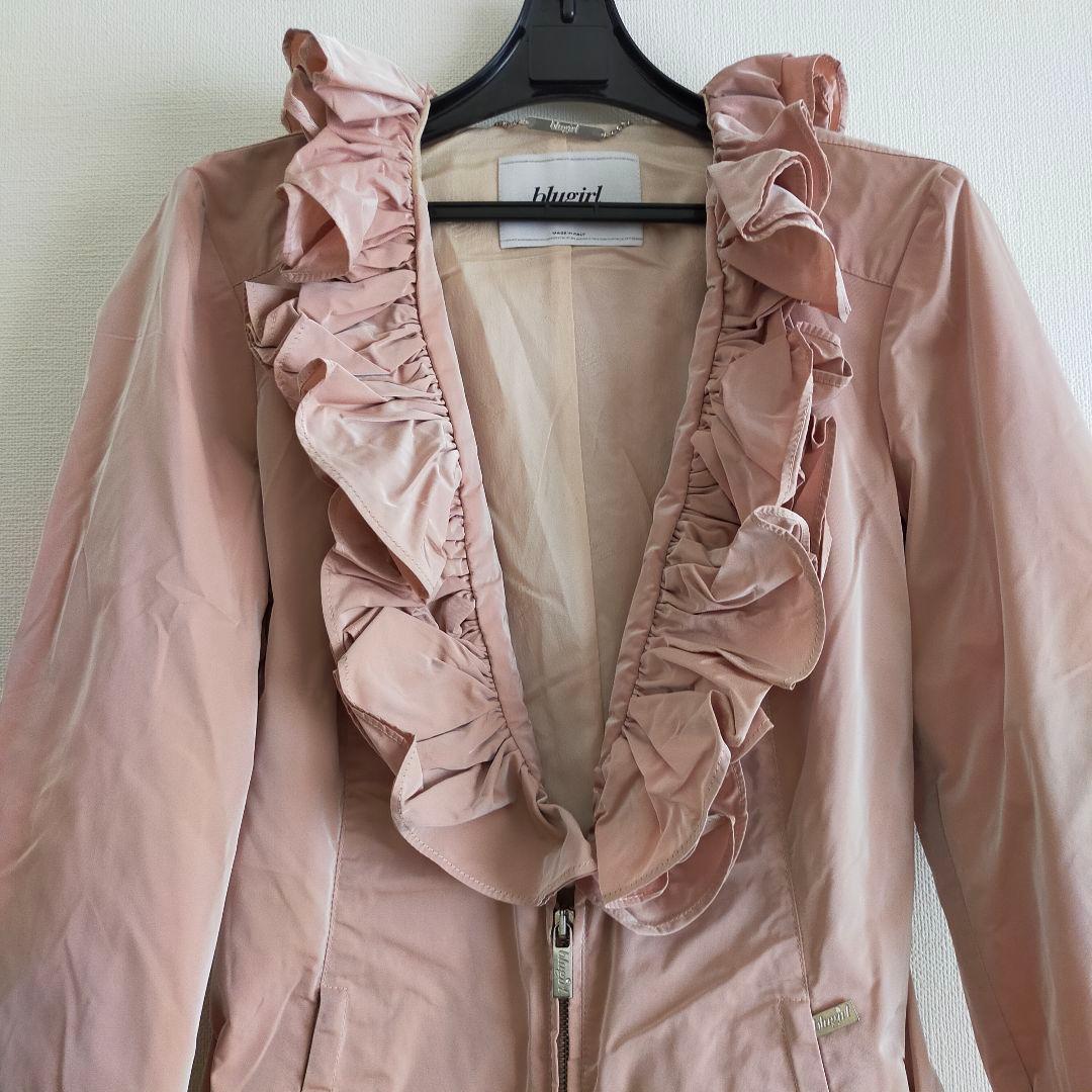 ブルーガール　ブルマリン　フリル　ジャケット　ガーリーピンク