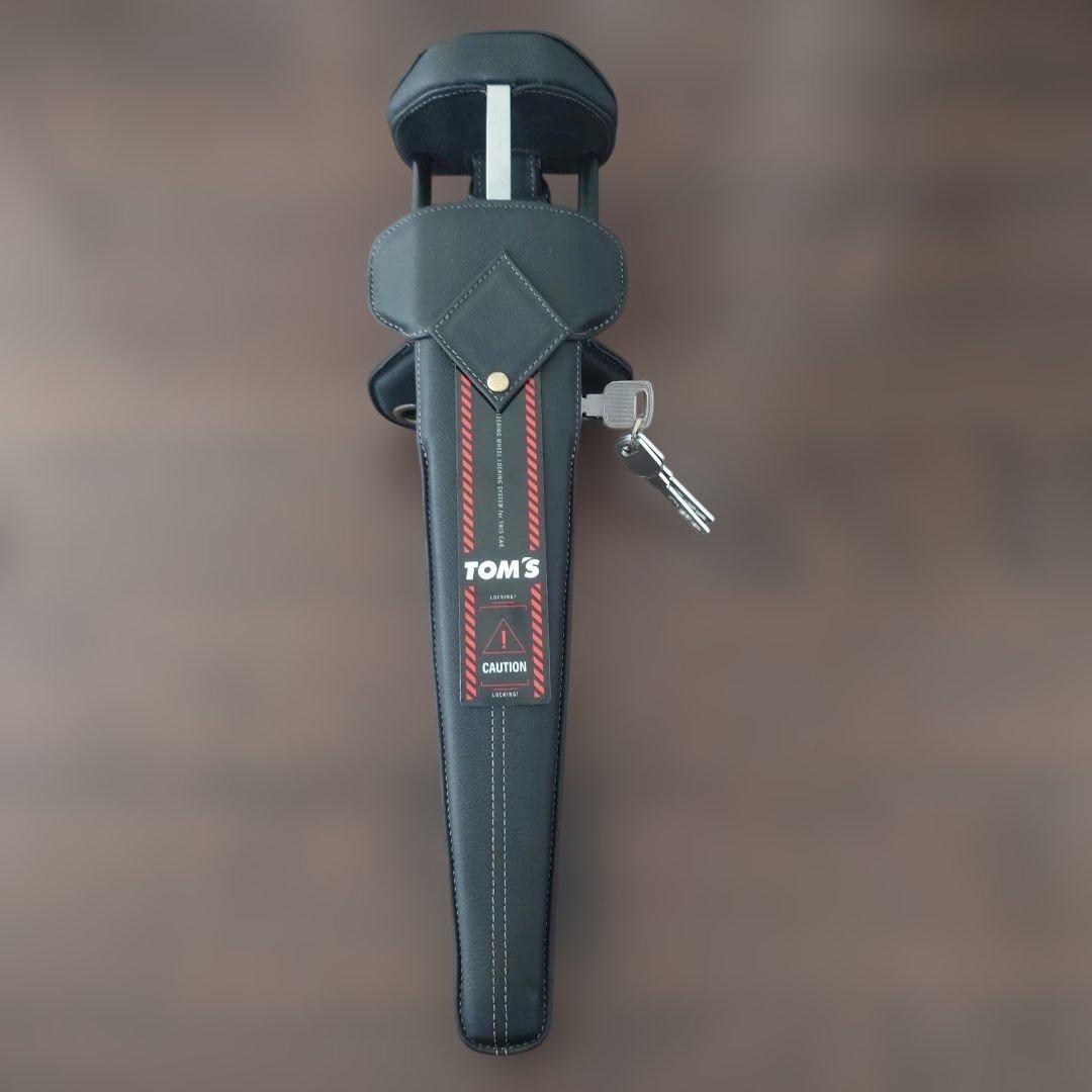 TOM'S ステアリングロック ブラック