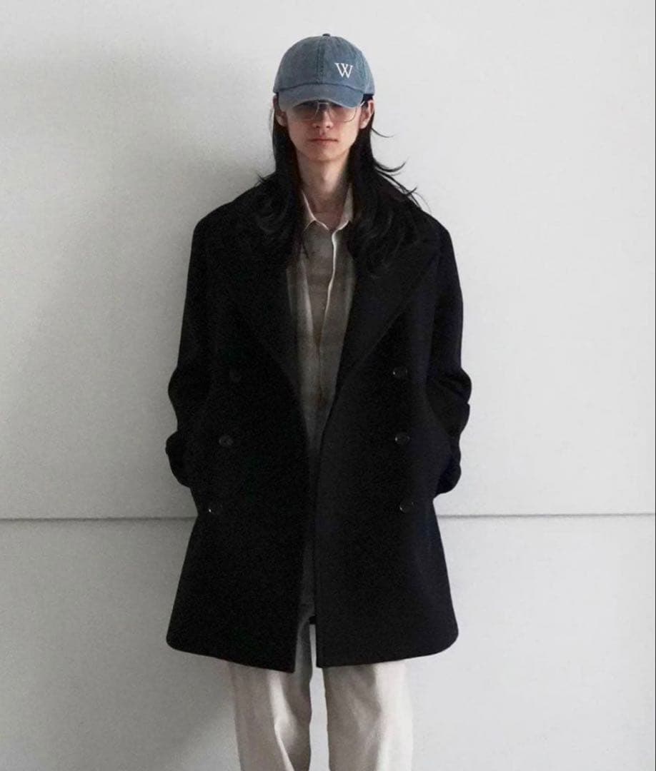 ジャケット・アウター AURALEE SPONGE WOOL MELTON P-COAT 3