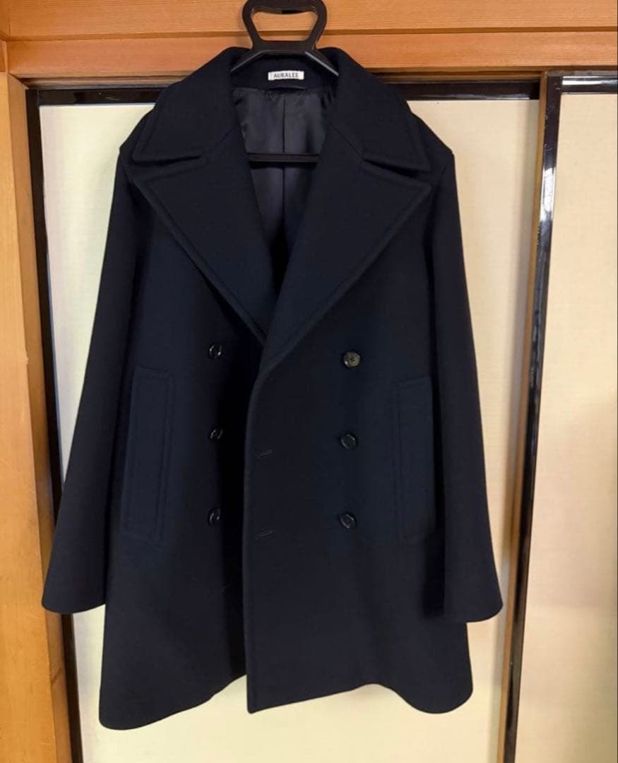 ジャケット・アウター AURALEE SPONGE WOOL MELTON P-COAT 3