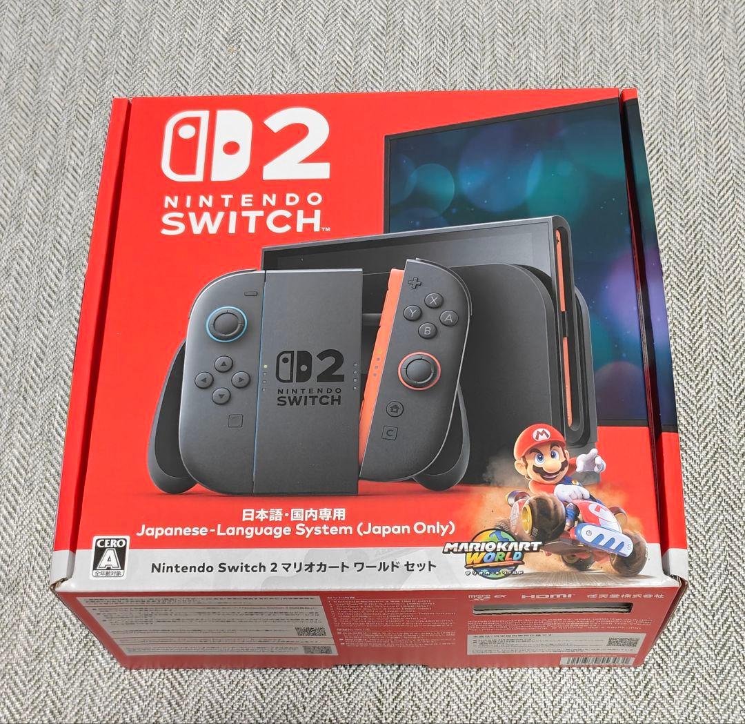 Nintendo Switch2 スイッチ2 国内専用マリオカートワールドセット