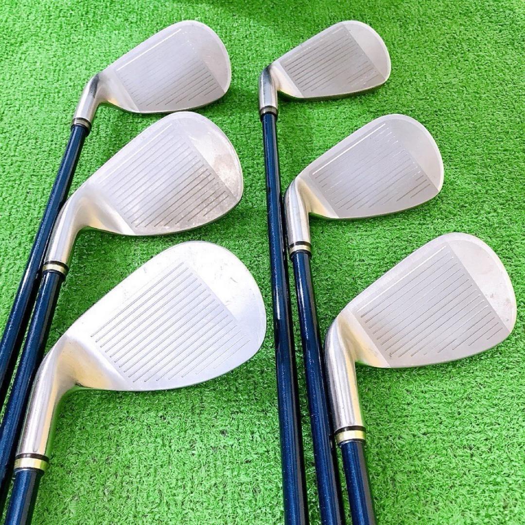 ツ76★ゼクシオ6本レディースアイアンセット MP400L XXIO女性用 純正