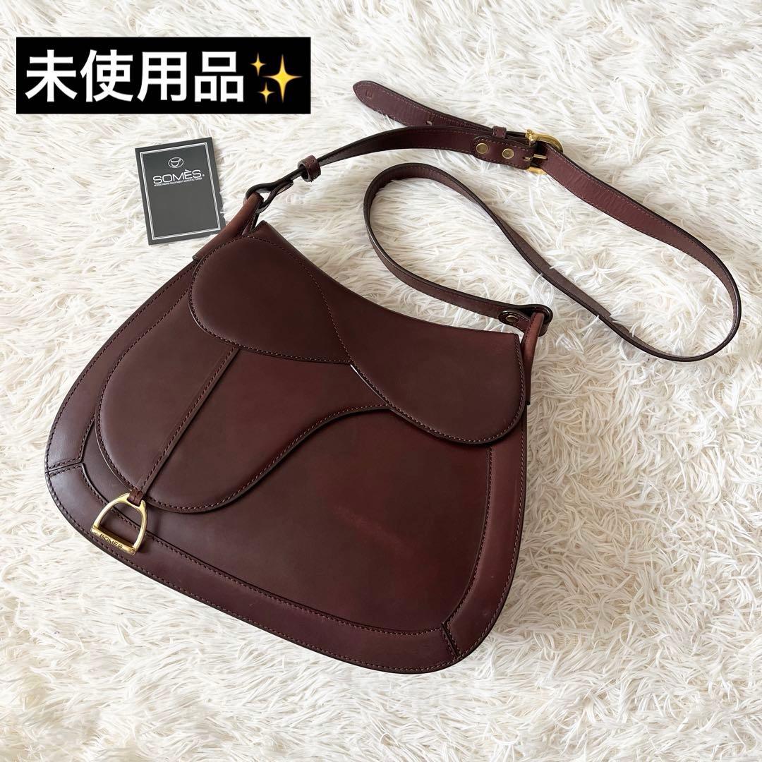 未使用✨ソメスサドル　ドレッサージュ サドルショルダーS　DR-02 ブラウン