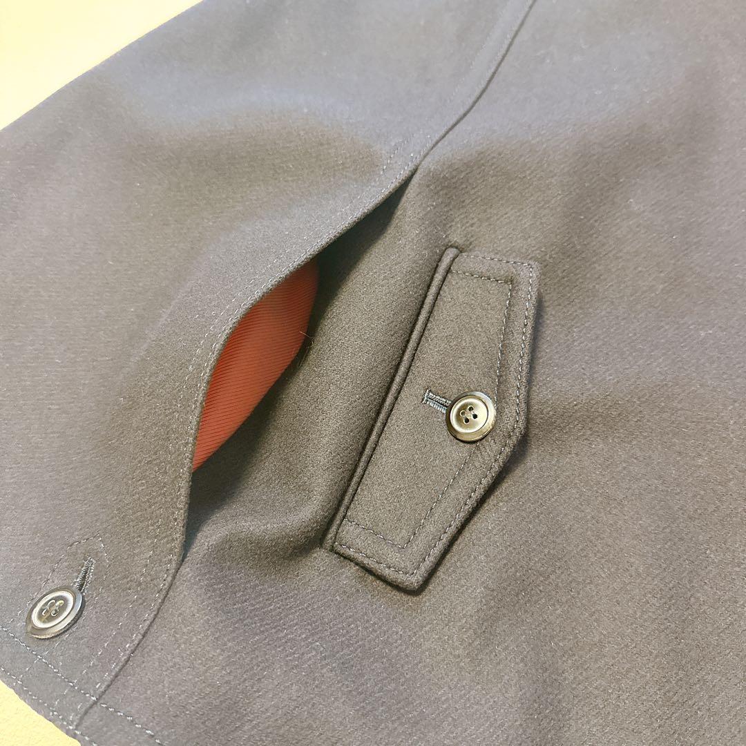 トゥモローランドコレクション ポンチョ フード付きケープコート カシミア混ウール