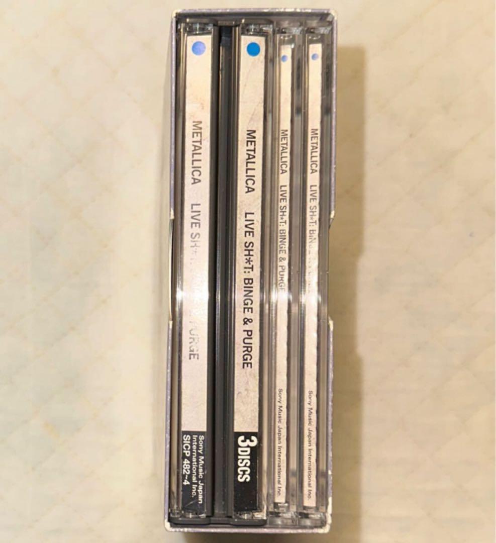国内盤3CD＋2DVD！メタリカ/LIVE SHIT:BINGE & PURGE