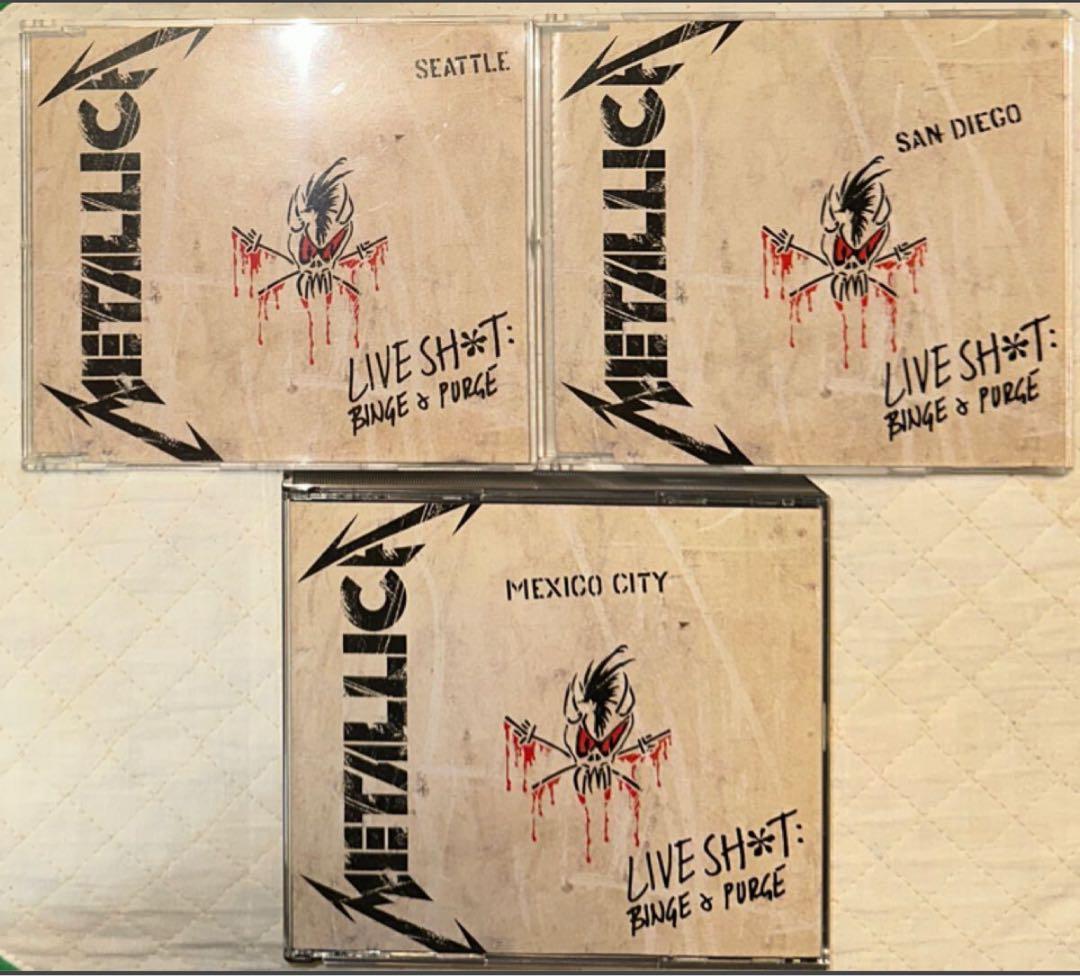 国内盤3CD＋2DVD！メタリカ/LIVE SHIT:BINGE & PURGE