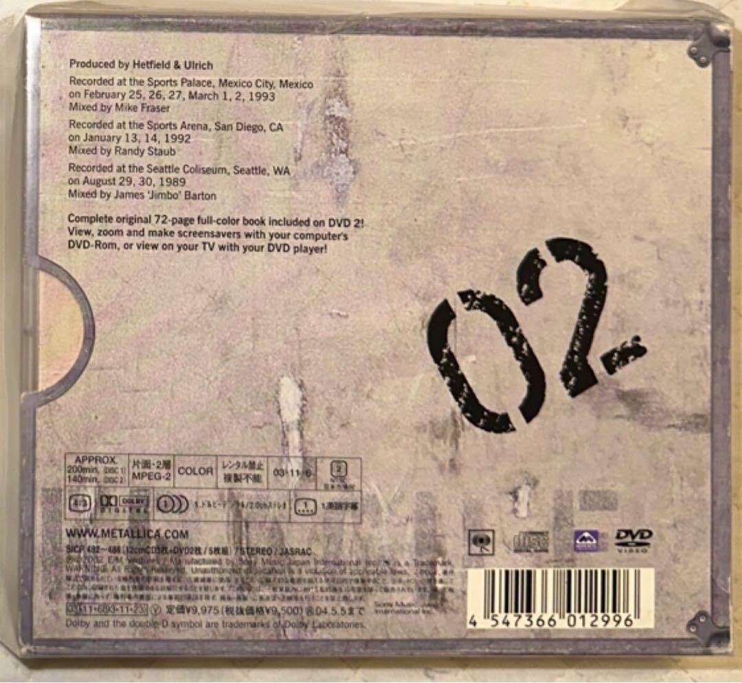 国内盤3CD＋2DVD！メタリカ/LIVE SHIT:BINGE & PURGE