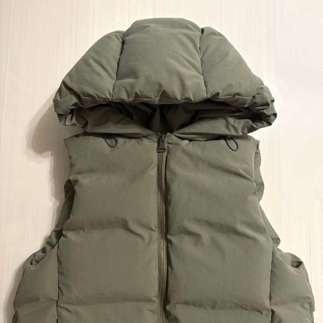 美品 plage HAKUU ハクウ ダウンベスト 別注 プラージュ カーキ 2