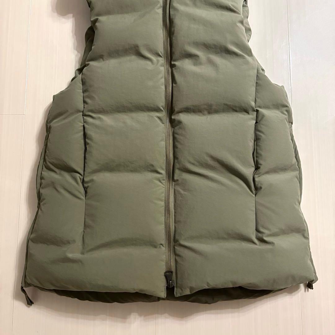 美品 plage HAKUU ハクウ ダウンベスト 別注 プラージュ カーキ 2