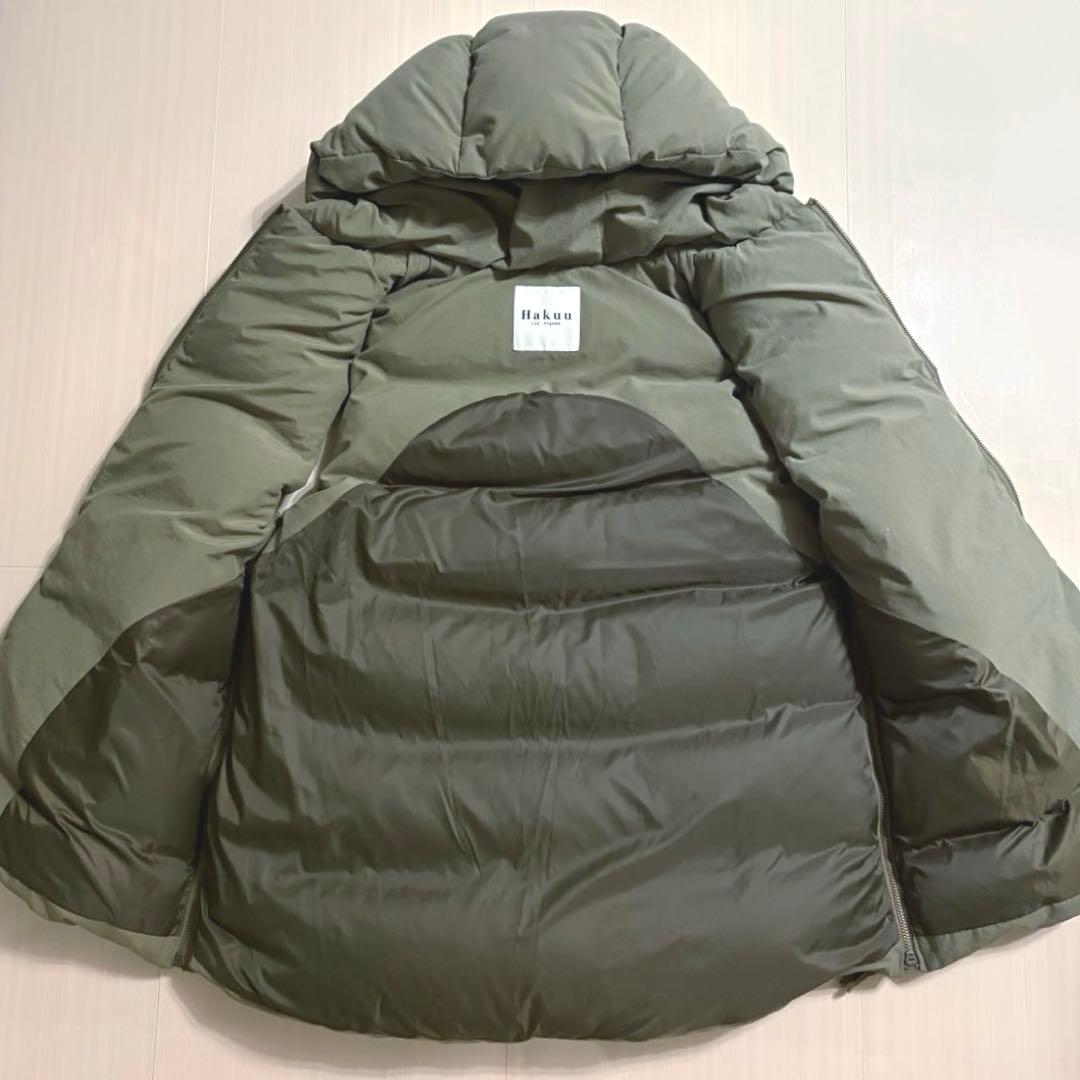美品 plage HAKUU ハクウ ダウンベスト 別注 プラージュ カーキ 2