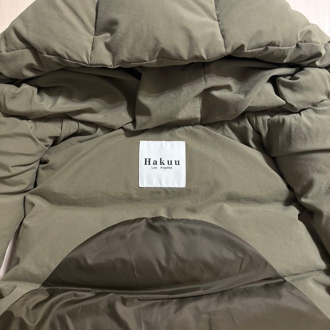 美品 plage HAKUU ハクウ ダウンベスト 別注 プラージュ カーキ 2