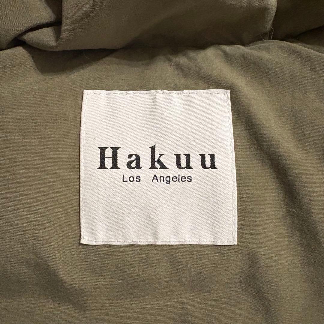 美品 plage HAKUU ハクウ ダウンベスト 別注 プラージュ カーキ 2