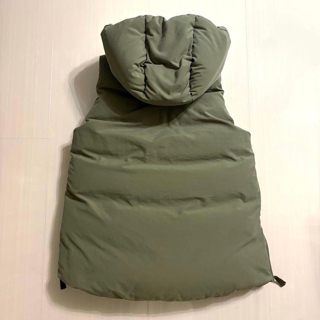 美品 plage HAKUU ハクウ ダウンベスト 別注 プラージュ カーキ 2