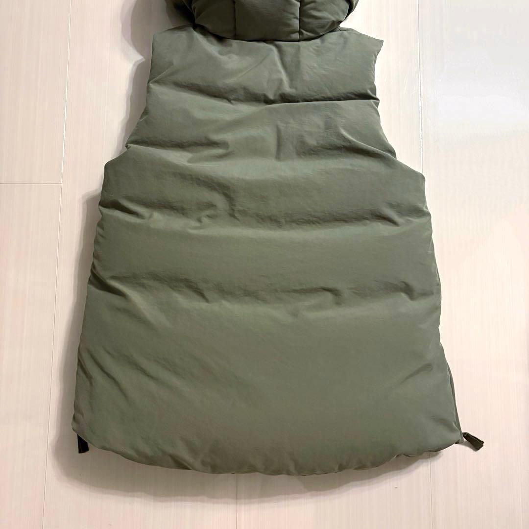美品 plage HAKUU ハクウ ダウンベスト 別注 プラージュ カーキ 2