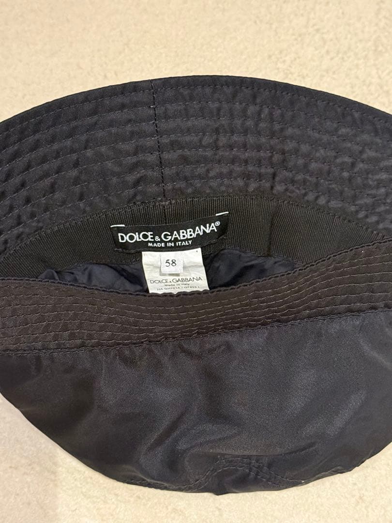 Dolce & Gabbana ブラック バケットハット