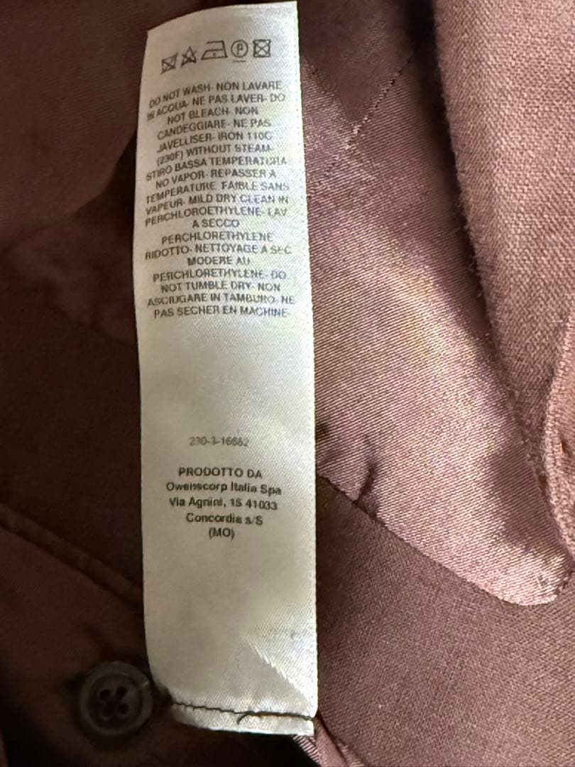 Rick Owensシングルブレストブレザーブラウン RU21S6733-WG