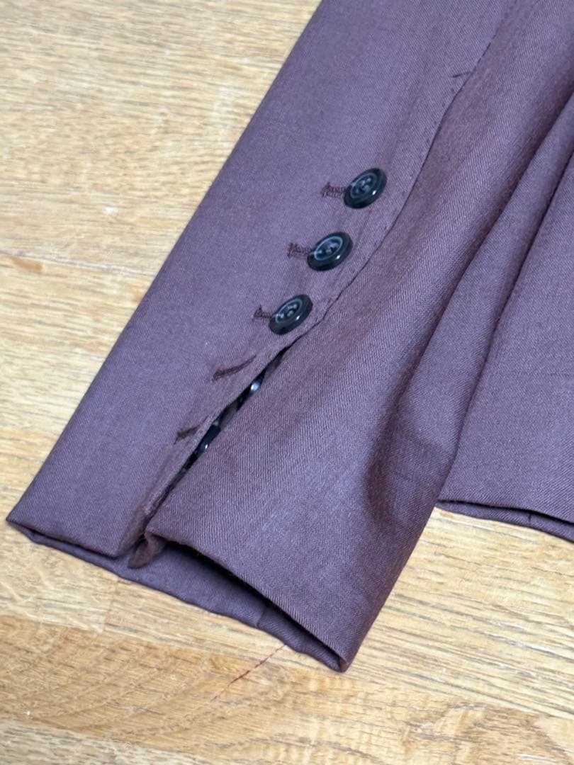 Rick Owensシングルブレストブレザーブラウン RU21S6733-WG