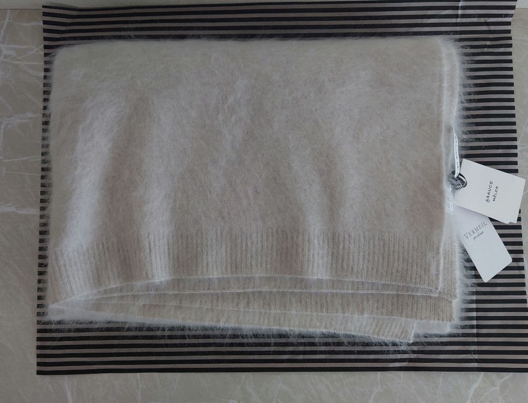 【ASAUCE MELER】カシミヤファーニットストール