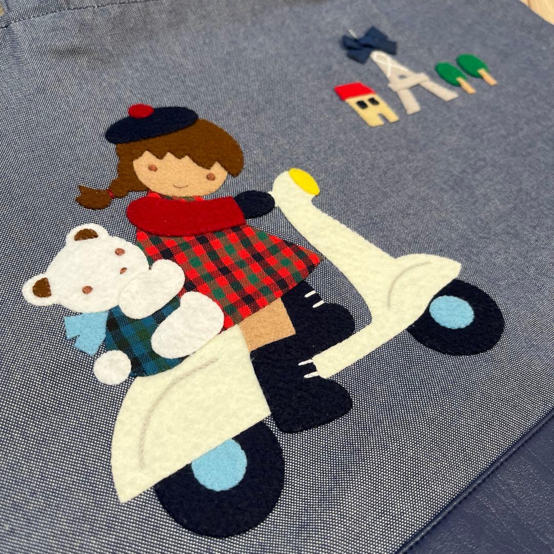 familiar ファミリア デニムバッグ